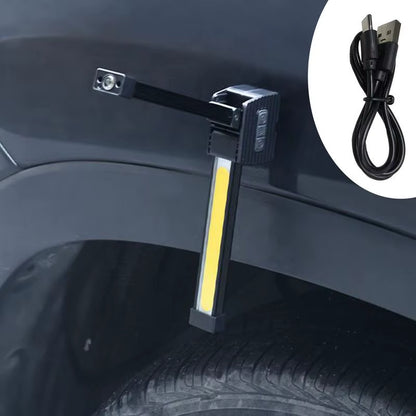 7-Speed Dimming Flash Gym Lamp for Posing Portable Magnet LED Posing Lamp with Hanging Hook Selfie Light with 180 Degree Folding