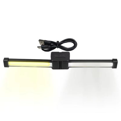 7-Speed Dimming Flash Gym Lamp for Posing Portable Magnet LED Posing Lamp with Hanging Hook Selfie Light with 180 Degree Folding